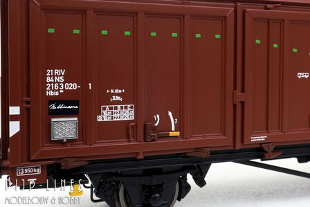 Exact-train EX20820 NS Hbis goederenwagen set