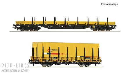 Roco 77029 Strukton rongenwagen set