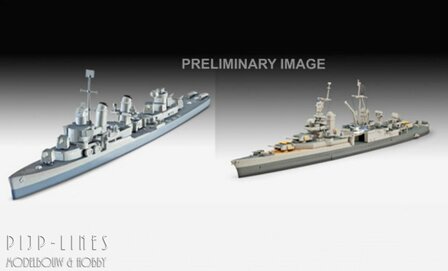 Revell 05644 Pacific Warriors USS Fletcher USS Indianapolis