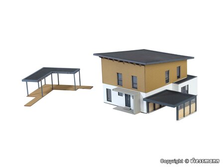 Kibri 38337 Modern kubushuis met terras