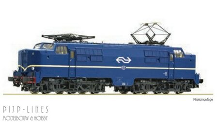 Roco 7520151 NS Elektrische Locomotief 1200 blauw A-sein AC Sound