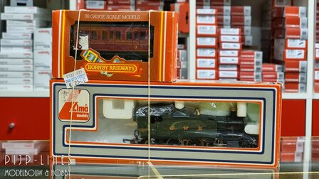 Occasion Lima GWR Stoomlok 4589 met Hornby wagon