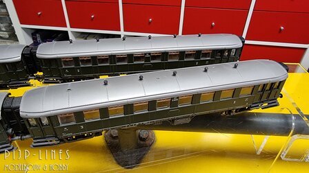 Occasion Roco 4190 NS Blokkendoos motorwagen met rijtuigen