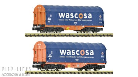 Fleischmann 6660105 NL Wascosa huifwagen set Type Shimmns