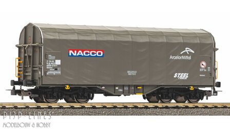 Piko 24623 NL Nacco huifwagen voor staaltransport Type Shimmns