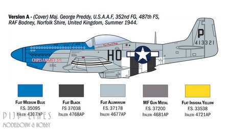 Italeri 1484 P-51D Mustang
