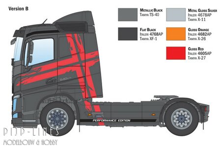 Italeri 3967 Volvo FH Low Roof