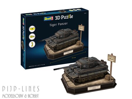 Revell 00252 3D Puzzel Duitse Tiger 1 tank