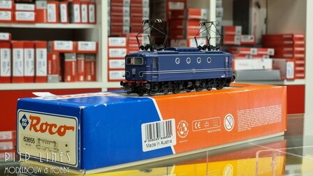 Occasion Roco 63655 NS Elektrische locomotief 1100 blauw DC analoog