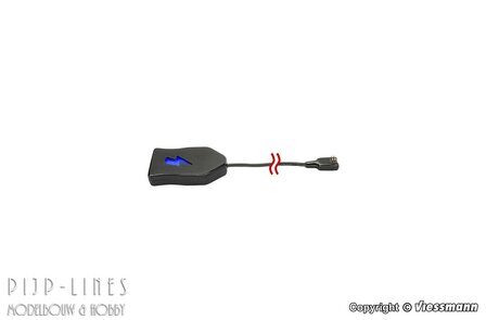 Viessmann 8000 Car Motion Basis Startset MB Actros Kiepwagen blauw