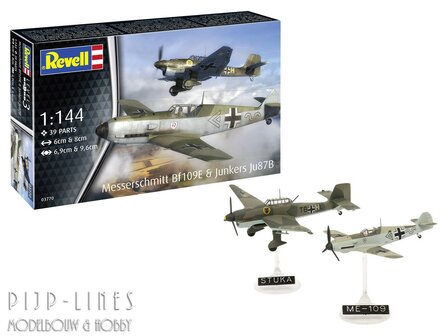 Revell 03770 Messerschmitt Bf109E Junkers Ju87B Stuka