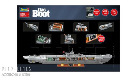 Revell 00960 Onderzeeer Das Boot Brick System Lego