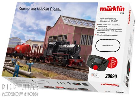 Marklin 29890 Modelspoor Startset DB BR 89 met goederentrein