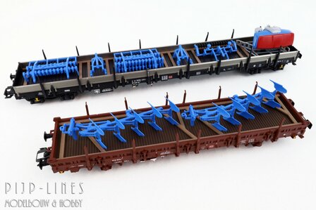 Marklin 46405 DB-AG Rongenwagen set Landbouwmachine lading