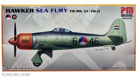 PM-Model pm-232 Hawker Sea Fury FB.MK.51 NL