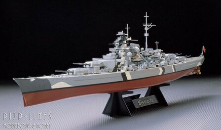 Tamiya 78013 Duits slagschip Bismarck
