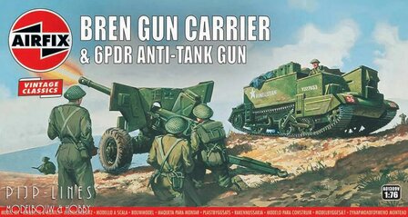 Airfix A01309V Bren Gun Carrier &amp; 6PDR Anti-Tank Gun