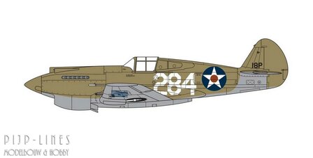 Airfix A01003B Curtiss P-40B Warhawk