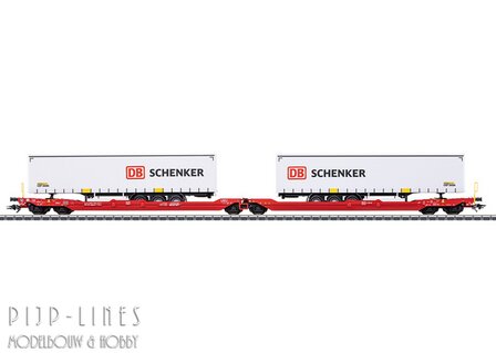 Marklin 47470 DB Wagen met dubbele kuil-bodem Sdggmrss 738