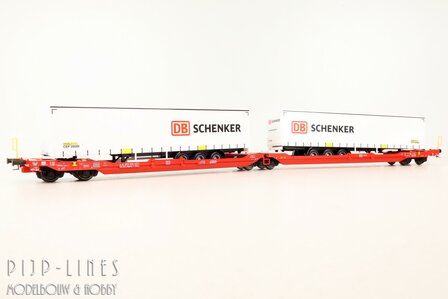 Marklin 47470 DB Wagen met dubbele kuil-bodem Sdggmrss 738