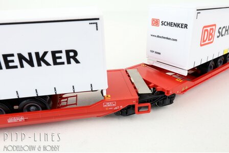 Marklin 47470 DB Wagen met dubbele kuil-bodem Sdggmrss 738
