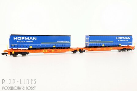 Fleischmann 6660118 Wascosa Containerwagen Type T2000