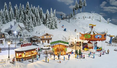 Faller 190143 Actie-Set Kerstmarkt