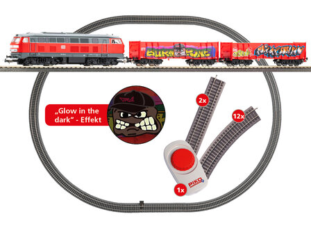 Piko 57032 Analoge Startset met DB diesellocomotief BR 218