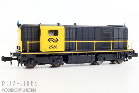 Piko 40430 NS 2400 Diesellocomotief geel/grijs DC Analoog