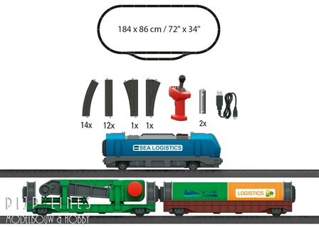 Marklin 29349 My World startset Containerlogistik