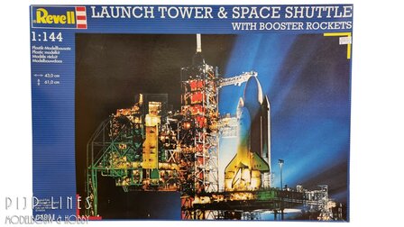 Revell 04911 Launch Tower Space Shuttle with Booster Rockets
