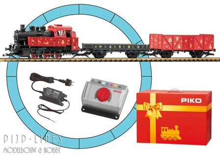 Piko 02412 Spoor G Kerst startset met BR 80 stoomlok