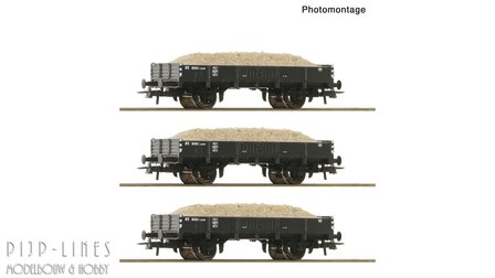 Roco 6600259 NS 3-delige set Zandwagens