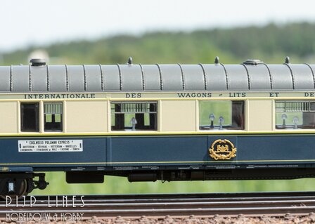 Marklin 424TRIX 26470 CIWL Pullman rijtuigen set EDELWEISS70 CIWL Pullman rijtuigen set EDELWEISS