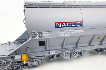 Rivarossi HRS6687 SNCB Nacco goederenwagen voor graan Type TaPPs