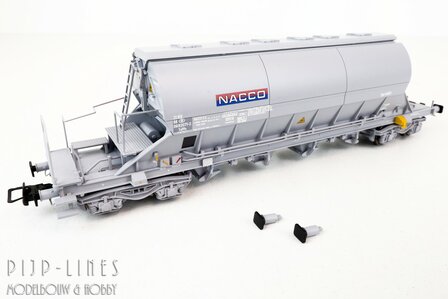 Rivarossi HRS6687 SNCB Nacco goederenwagen voor graan Type TaPPs