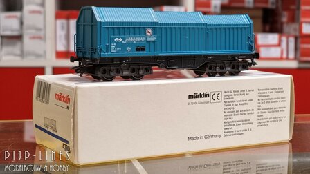Occasion Marklin 4708 NS telescoopdakwagen voor vervoer van staalrollen