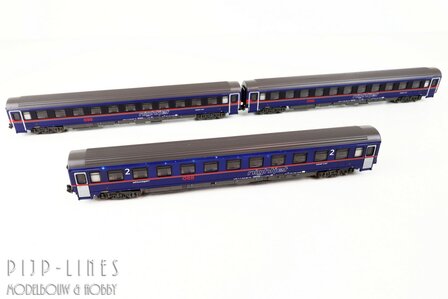Fleischmann 6260084 &Ouml;BB Nightjet Eurofima rijtuigen set