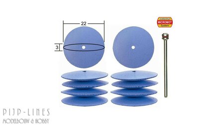 Proxxon 28293 Elastische siliconen polijstschijven