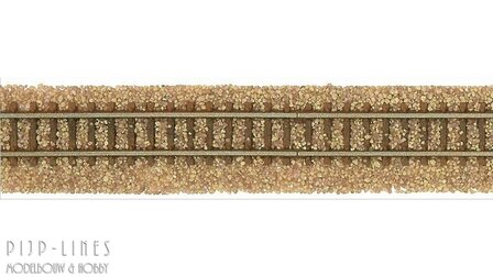 Busch 7125 Rail Ballast bruin mix