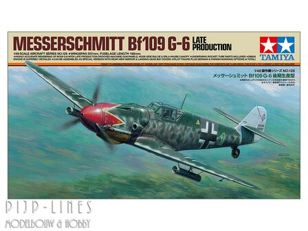 Tamiya 61128 Messerschmitt Bf109 G-6