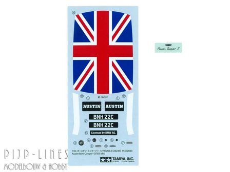 Tamiya 24235 Austin Mini Cooper 1275S Mk.1
