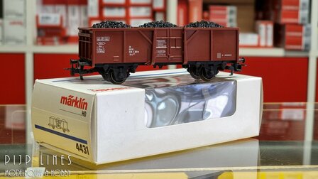 Occasion Marklin 4431 DB Open bak wagon met kolen