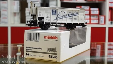 Occasion Marklin 48303 DB Gesloten wagon Lowerbr&auml;=au