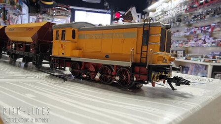 Occasion Marklin 2845 Railbouw Leerdam diesellok Onderlossers