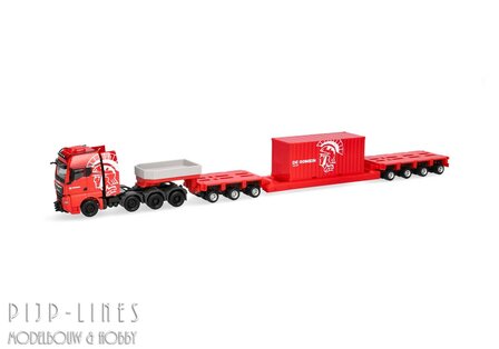 Herpa 320764 MAN TGX GX met grote dieplader Romein