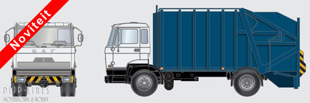 Artitec 487.051.03 DAF kantelcabine vuilniswagen. Anno 1970