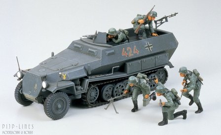 Tamiya-35020-WWII-sdkfz-251/1-Halbketten-Hanomag-1:35