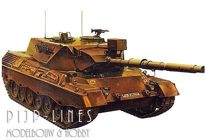 Tamiya-35112-Duitse-Gevechtstank-Leopard-A4-1:35