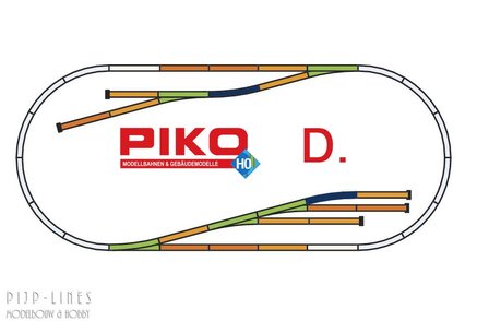 Piko 55330 A-Gleis rails set D 1:87 H0